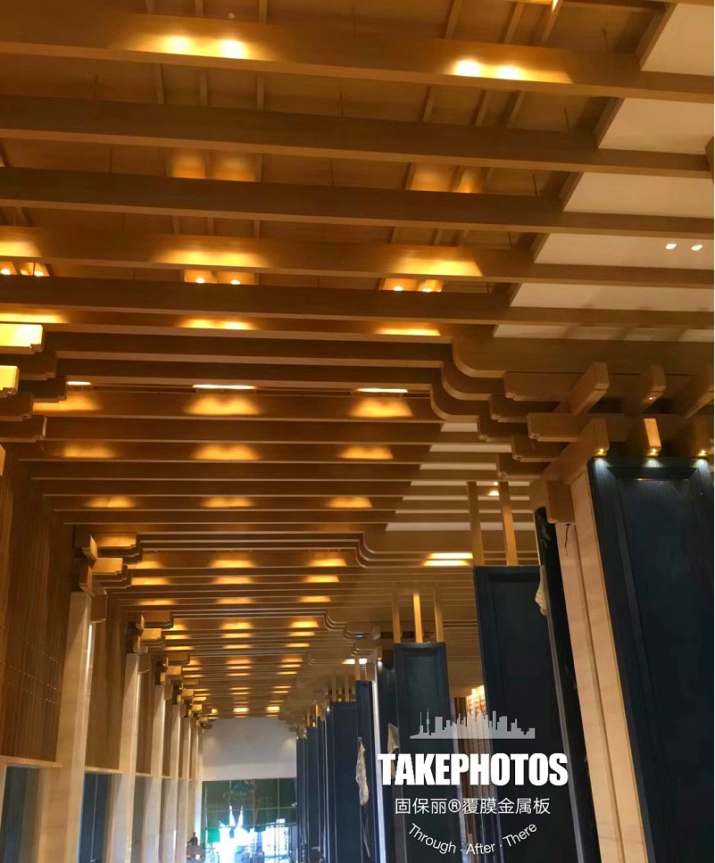 覆膜金屬板吊頂工程案例